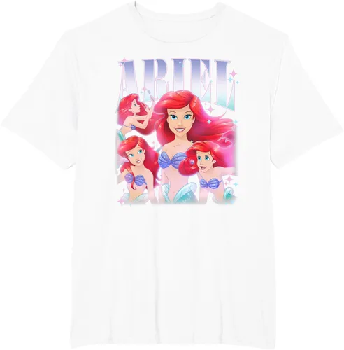 Vista 11 de Disney Camiseta de la princesa Ariel de la Sirenita Multi Pose, Negro