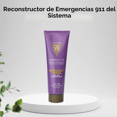 Vista 2 de Hayashi System 911 Emergency Pak - Acondicionador profundo (8.4 onzas líquidas) Deep rinse-out conditioner for dry, brittle and over-processed hair