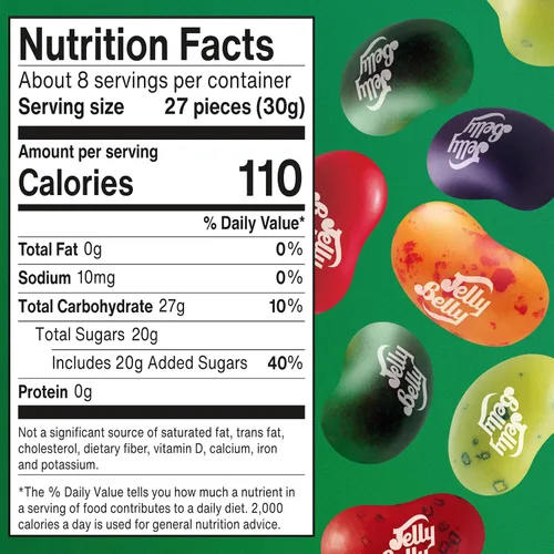 Vista 2 de Jelly Belly Farmstand Fruit Jelly Bean Collection - Bolsa de 8 onzas - Genuina, oficial, directamente de la fuente