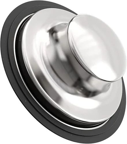 Vista 8 de Tapón de fregadero de cocina de 3.35 pulgadas para tapón de eliminación de basura, tapón de eliminación de basura inoxidable para drenaje de cocina