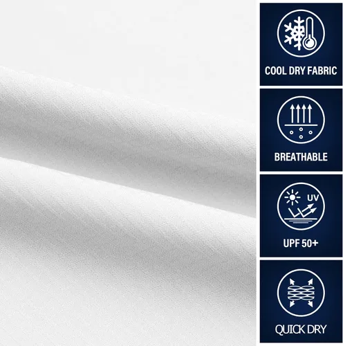 Vista 7 de Camisa de protección solar UPF 50 para mujer camisa de manga larga para pesca senderismo secado rápido transpirable