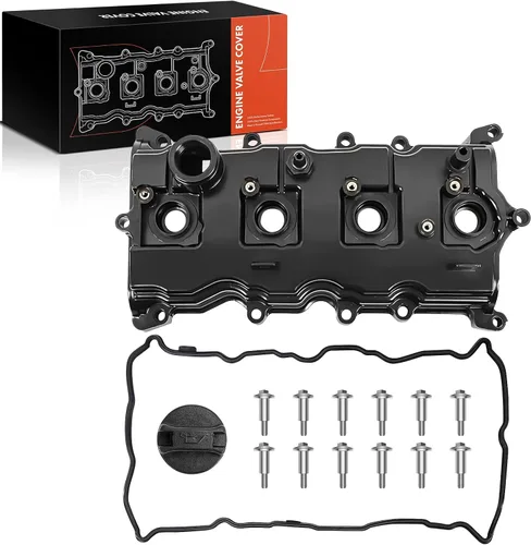 Vista 10 de Kit de cubierta de válvulas de motor A-Premium, con tapa de llenado de aceite y pernos y junta, compatible con Nissan Altima 2002-2006, Sentra