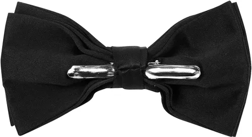 Vista 3 de boxed-gifts Corbatas de lazo clásicas de satén de poliéster para hombre para esmoquin de traje