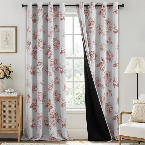 Vista 158 de SimpleHome - Cortinas opacas 100% para recámara, cortinas de ventana con ojales beige, con aislamiento térmico, cortinas de oscurecimiento