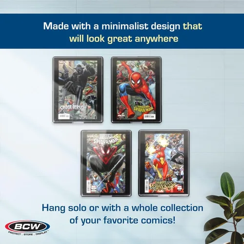 Vista 4 de BCW Marco de cómics con protección UV, edad moderna/actual, marco de exhibición de cómics, vitrina de cómics, portarretratos para cómics