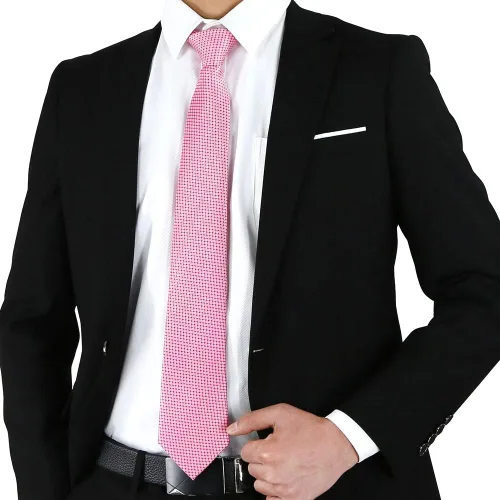 Vista 75 de WeiShang Lote de 6 corbatas clásicas de seda para hombre, corbatas tejidas jacquard