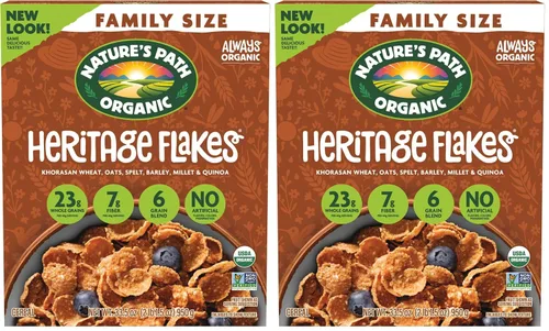Vista 9 de Nature's Path - Cereal orgánico Heritage Crunch, 14 onzas (paquete de 1), sin transgénicos