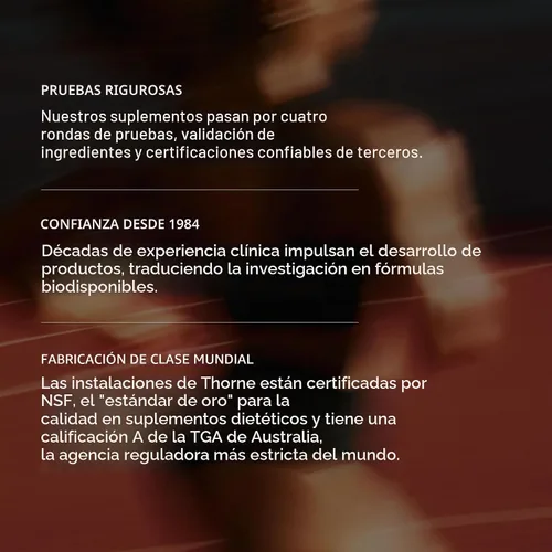 Vista 7 de THORNE Cognitive Vitality, Magteína Magnesio L-treonato, 90 Cápsulas