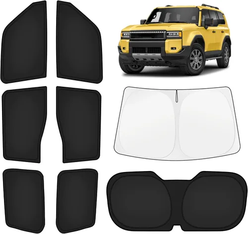Vista 182 de KUST - Parasol plegable para parabrisas para BMW X1 E84, accesorios 2011 2012 2013 2014 2015, protector de visera de sol ajustable que bloquea