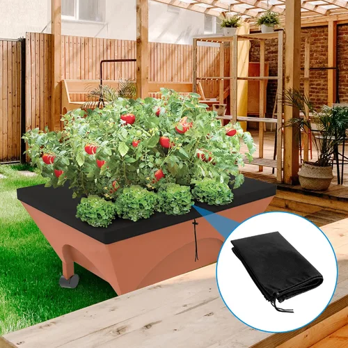 Vista 6 de 3 fundas de repuesto para recolectores de ciudad, cubierta de caja de maceta de 20 x 24 pulgadas, cubierta de kit de replanta para mantillo de jardín