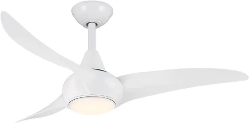 Vista 14 de Minka-Aire F845-DK Ventilador de techo Light Wave de 44 pulgadas con luces LED y mando a distancia, acabado Koa envejecido