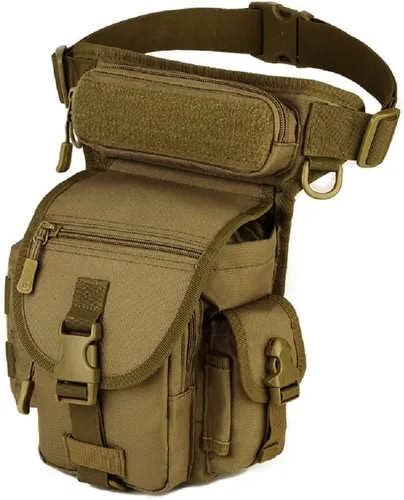 Vista 7 de Militar táctico gota pierna bolsa herramienta Fanny muslo paquetes para motocicleta al aire libre bicicleta ciclismo traivel