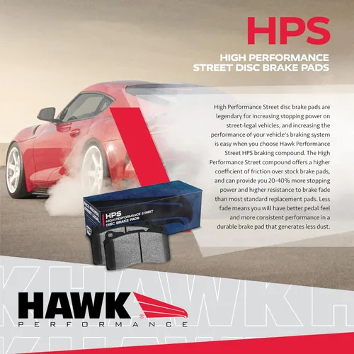 Vista 5 de Hawk Performance Pastillas de freno HB477F.610 HPS Performance Street