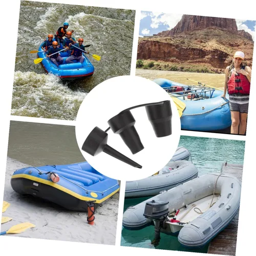 Vista 8 de LIFKOME Air Matress - Juego de 2 boquillas de repuesto para bomba de aire, inflador, adaptador de inflador, accesorio para colchón de aire, sofá