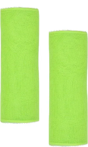 Vista 51 de YYCRAFT Paquete de 2 cintas de malla de polímero metálico de 6 pulgadas (total 20 yardas, verde manzana)