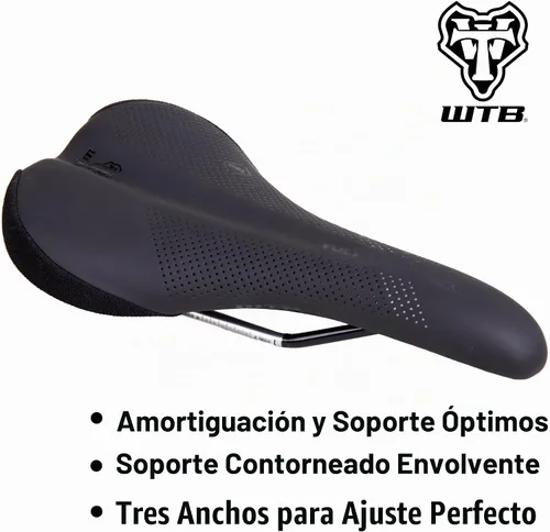 Vista 2 de WTB Volt Asiento de Bicicleta (Sillín) - Acolchado Cómodo de Grosor Medio - Bicicletas de Montaña, Grava y Eléctricas