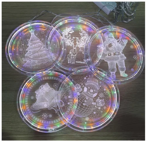 Vista 2 de Luces De Navidad Redondas 2mtr