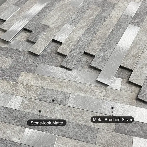 Vista 3 de BeNice Azulejos de cocina para despegar y pegar, azulejos autoadhesivos de mosaico para paneles de pared de baño, impermeables