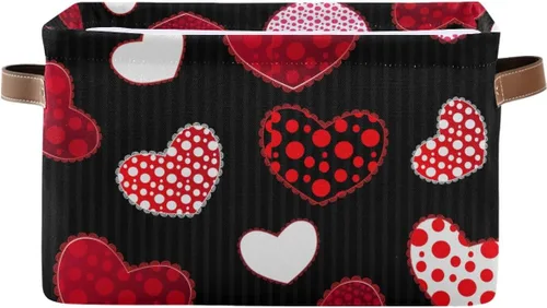Vista 22 de Cesta de almacenamiento sin costuras de Halloween, bolsa organizadora plegable de tela de calabaza amarilla con asas, 15 x 11 x 9.5 pulgadas