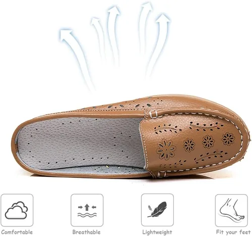 Vista 3 de Sandalias planas para mujer con puntera cerrada, sin espalda, a la moda, casual, de tacón alto, para niñas y mujeres