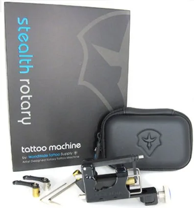 Vista 2 de NUEVA máquina de tatuaje STEALTH 2.0 Set Liner & Shader (azul)