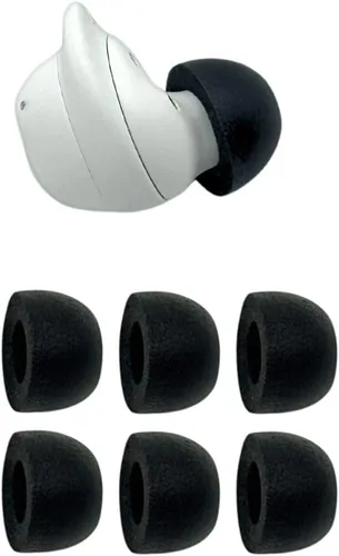 Vista 5 de Comply Puntas de repuesto de espuma viscoelástica para Samsung Galaxy Buds FE y Beats Powerbeats Fit Máxima comodidad, ajuste seguro, aislamiento