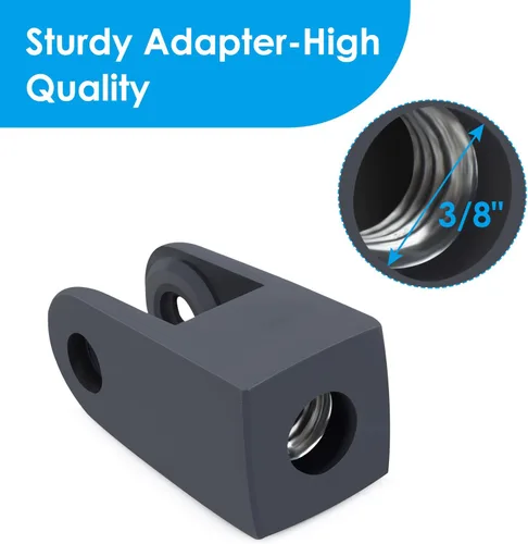 Vista 4 de YOUSHARES HyperX Quadcast Mount Adapter para HyperX Quadcast s Mic – El adaptador de repuesto de brazo brazo HyperX Quadcast obtiene el soporte