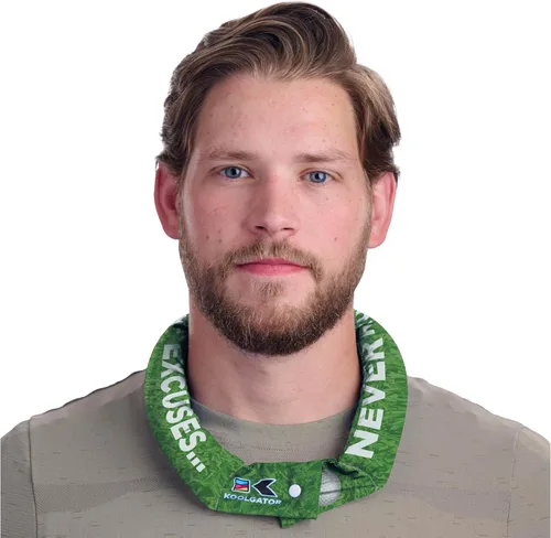 Vista 33 de KOOLGATOR - Banda enfriadora reutilizable para cuello por evaporación, alivio duradero para actividades en clima cálido, deportes y trabajo al aire