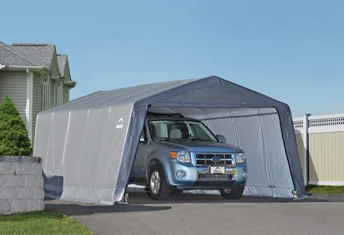 Vista 3 de ShelterLogic gazebo cochera para autos