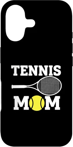 Vista 32 de Tennis Mom Team Parent Proud Mom of A Tennis Player Case for iPhone 16