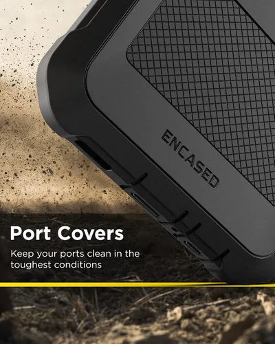 Vista 5 de Falcon - Funda diseñada para Samsung Galaxy A13 5G con protector de pantalla de vidrio templado y funda de clip para cinturón, funda protectora