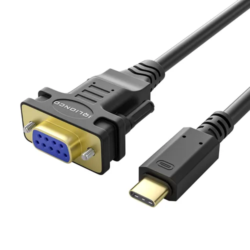 Vista 9 de Adaptador USB a RS232 de 12 pies con chipset FT232RL, cable serie USB 2.0 hembra compatible con Windows 11,10, 8, 7, Vista, XP, 2000, Linux y Mac