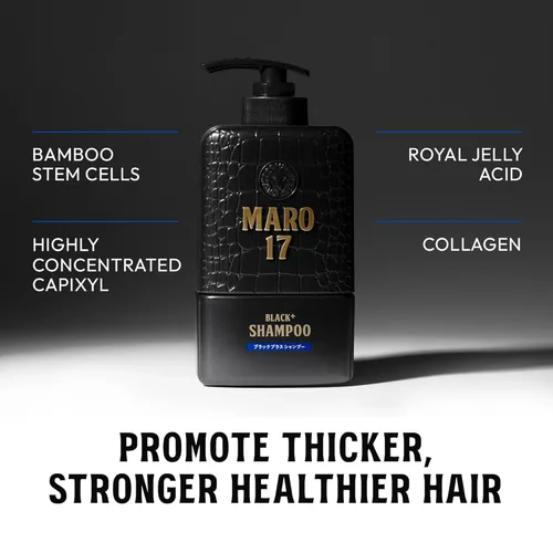Vista 6 de MARO17 Champú Black Plus 13.8 fl oz (11.8 fl oz)
