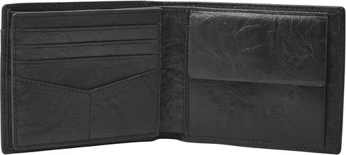 Vista 2 de Fossil Men's Leather Bifold Wallet with Coin Pocket