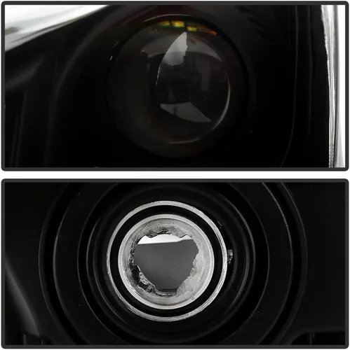 Vista 3 de ACANII - Para 2009-2014 Nissan Maxima Halogen Modelo Negro Proyector Faros Faros Faros Par Par de Reemplazo Izquierdo+Derecho