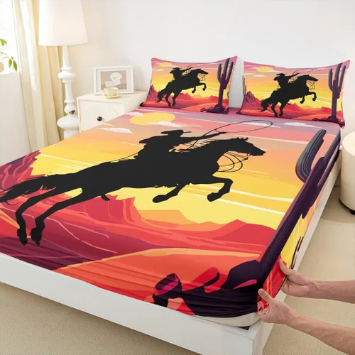 Vista 17 de Bonita sábana bajera ajustable para niños, tamaño individual, juego de ropa de cama rústica de pollo, decoración de dormitorio para niños y adultos