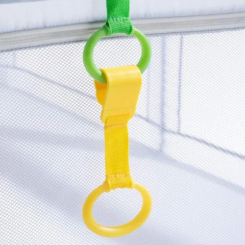 Vista 8 de Anillos de dominadas para bebés, corralito para ejercicios de caminar, asistente de pie, 4