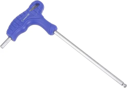 Vista 8 de uxcell Llave inglesa con mango en T de llave hexagonal de extremo de bola de 0.059 in, acero métrico CR-V