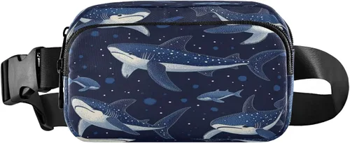 Vista 11 de Riñonera con patrón de lunares rojos y blancos para mujeres y hombres, cangurera pequeña, bolsa cruzada para exteriores, senderismo, correr, viajes