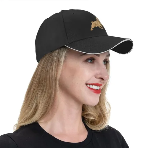 Vista 7 de American Bully Hat - Gorra de béisbol para lengua de pato para exteriores, color negro