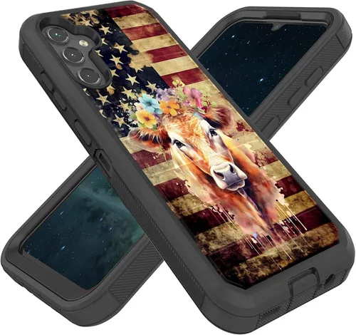 Vista 47 de Diseñada para Galaxy A17 5G de 6.7 pulgadas, resistente, resistente y duradera, a prueba de golpes, híbrida de doble capa, funda protectora de doble