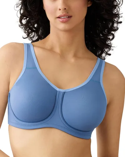 Vista 35 de Wacoal Sujetador deportivo Simone Sport sin forro de cobertura completa con aros para mujer, 855170 Arena