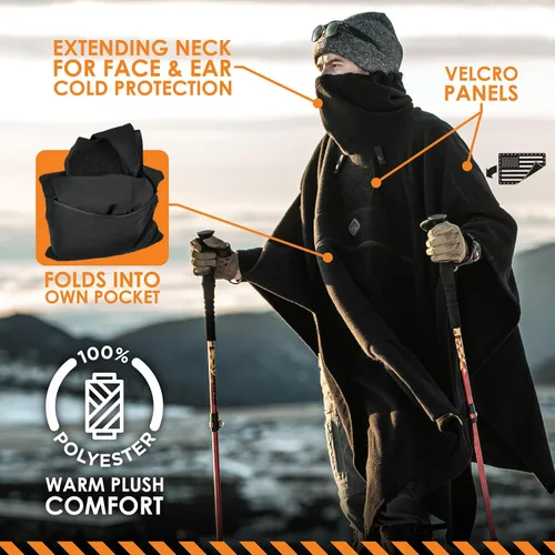 Vista 4 de HAZARD 4 Forro polar Para Poncho Villa (TM) Poncho Técnico Soft-Shell