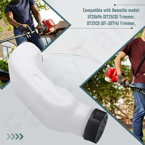 Vista 5 de 308181004 Depósito de combustible para recortadora de línea compatible con Homelite Ryobi 308181004 308123004 Cortadores de línea de cuerda soplador