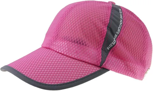 Vista 4 de Gorra De Béisbol Malla Transpirable unisex. Gorra con protección anti UV ajustable Snapback Tenis Golf Running Pesca Ciclismo