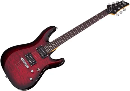 Vista 9 de Schecter C-6 Plus Guitarra eléctrica de cuerpo sólido, EM