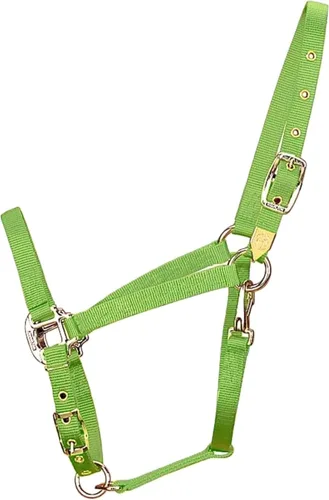 Vista 6 de Hamilton Caballo árabe de nailon de 3/4 pulgadas con barbilla ajustable y broche de garganta, promedio, 800 a 1100 libras, negro