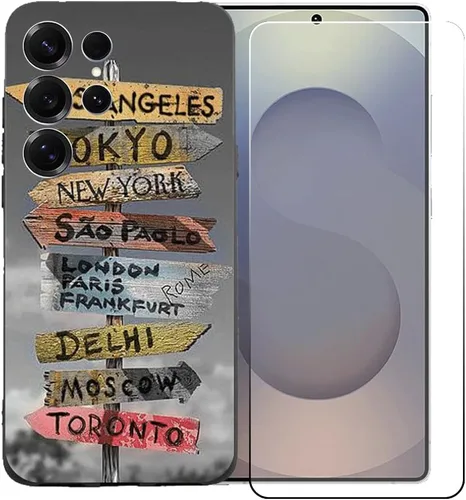 Vista 10 de Funda de TPU para UIOUOR I25 Ultra + HD de vidrio templado, carcasa de silicona para parachoques trasero – 9 dureza anti-arañazos protector de Bst1