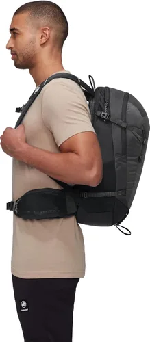 Vista 6 de Mammut Mochila al aire libre 20L para adultos para senderismo y viajes, bolsillo de hidratación, color negro fantasma, 20L
