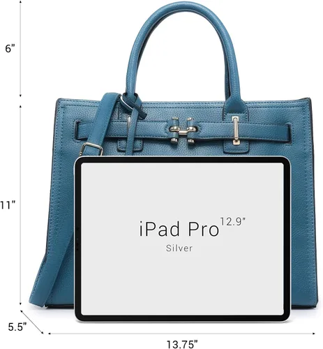 Vista 4 de Dasein Bolsos de mano con correa larga para mujer, con asa superior, con correa larga